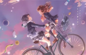 Adachi and Shimamura anime poster