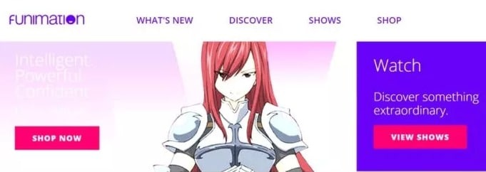 Funimation anime streaming