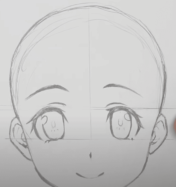 How to draw anime character – steps with pictures