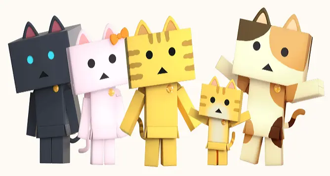 Characters from Nyanbo anime