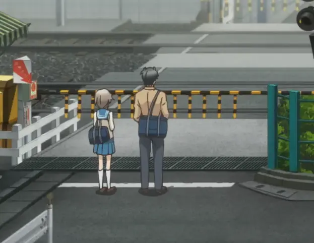 Scene from crossing time anime