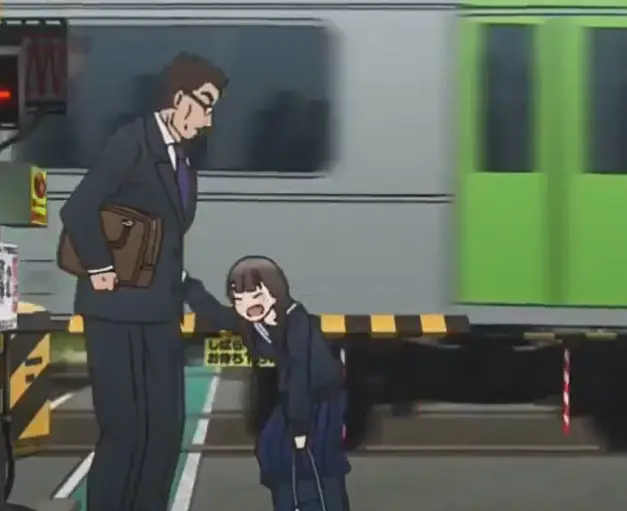 Scene from crossing time anime