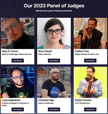 2023 awards panel of judges