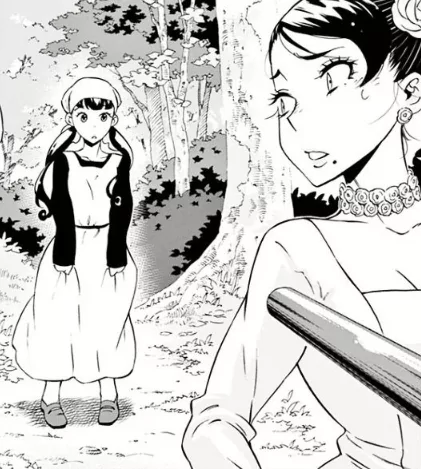 Screengrab from the manga